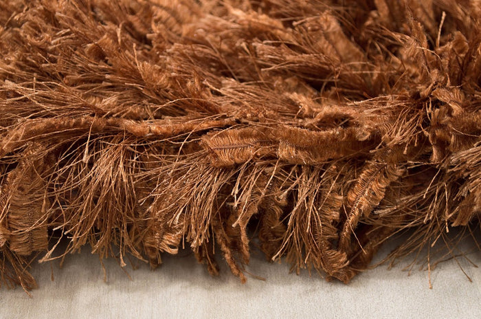 Decorative Shag Area Rug - Rust - 8' x 11' - Wichita Home Outlet