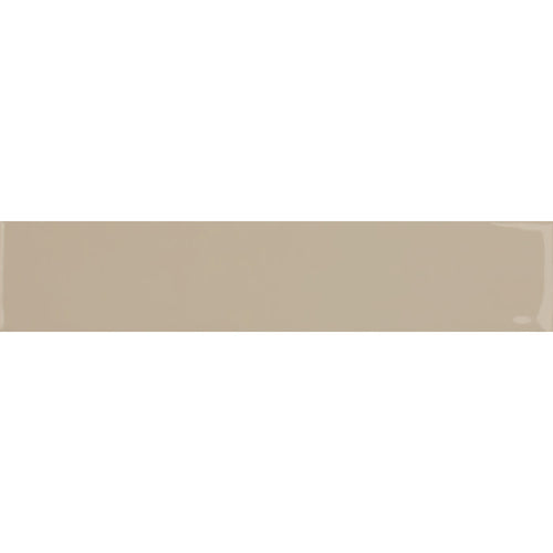 Downtown Glossy Beige Cream 5 x 25cm Porcelain Wall Tile - 0.75sqm perbox