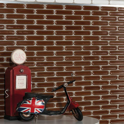 Dublin Caramel Gloss 30 x 30.6cm Mosaic Sheet