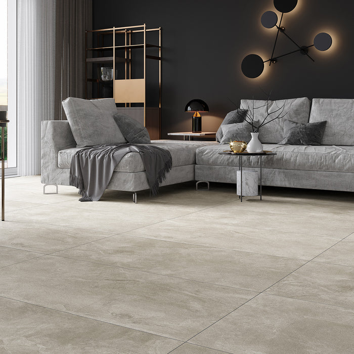 Duello Grey Matt 59.8 x 119.8mm (GPT1111) Rectified Porcelain Tile - 1.43sqm perbox