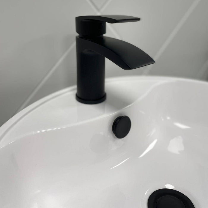 Eliseo Ricci Flow Mono Basin Mixer inc. Waste - Matt Black