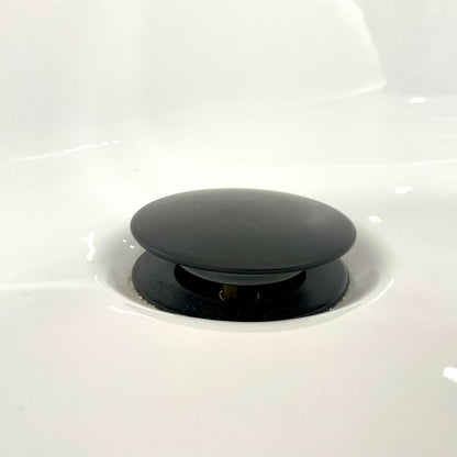 Eliseo Ricci Press Top Bath Waste & Overflow - Black
