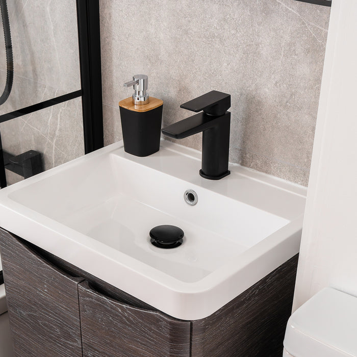 Eliseo Ricci Sharpe Mono Basin Mixer inc. Waste - Matt Black