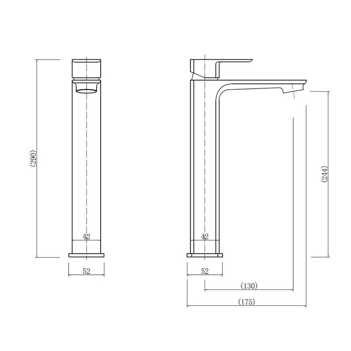 Eliseo Ricci Vesu Tall Basin Mixer