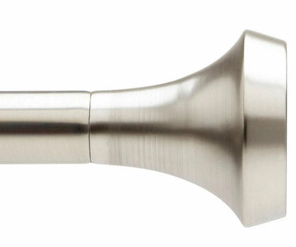 Ella 1" Adjustable Curtain Rod - Nickel - Two Sizes - Wichita Home Outlet
