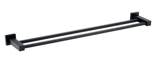 ER Noir Double Towel Bar - Black