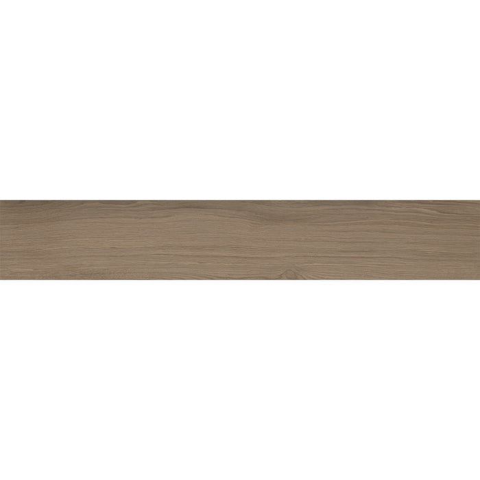 Fika Taupe 20 x 120cm Rectified Wood Effect Porcelain Floor Tile - 1.68 sqm perbox