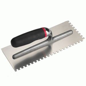 Forte Stainless Steel Notched Trowel 8x8x8mm