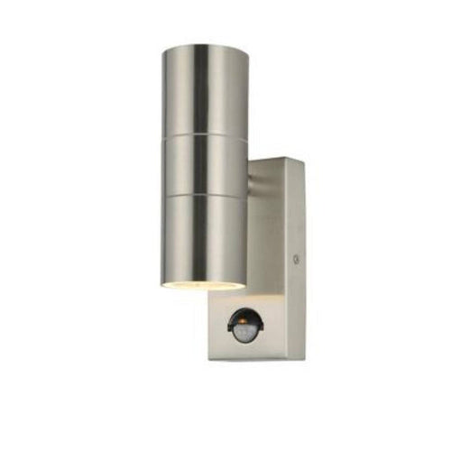 Forum Zinc ZN-29179-SST Leto Twin Up/Down Wall Light - Stainless Steel