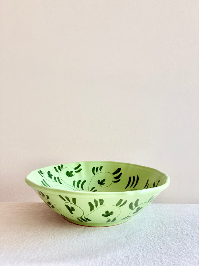 Fresco Serving Bowls S/M/L - Spring Green & Emerald