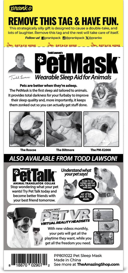 Funny Prank Gift: Pet Sleep Mask - Wichita Home Outlet