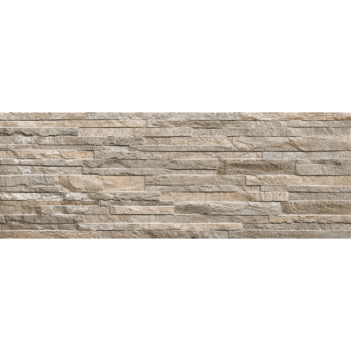 Galibier Arena 3D Decor 32 x 89cm Rectified Porcelain Wall Tile - 1.13sqm perbox