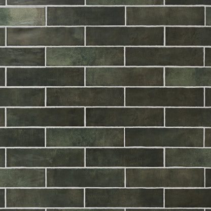 Gemstone Emerald 7.5 x 30cm White Body Tile - 1sqm perbox