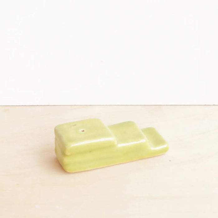 Geometric Incense Holder - Lime