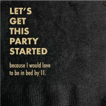 Get This Party Started Cocktail Napkins - Wichita Home Outlet