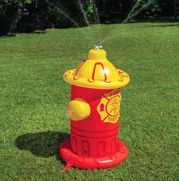 Giant Inflatable Fire Hydrant Backyard Water Sprinkler - Wichita Home Outlet