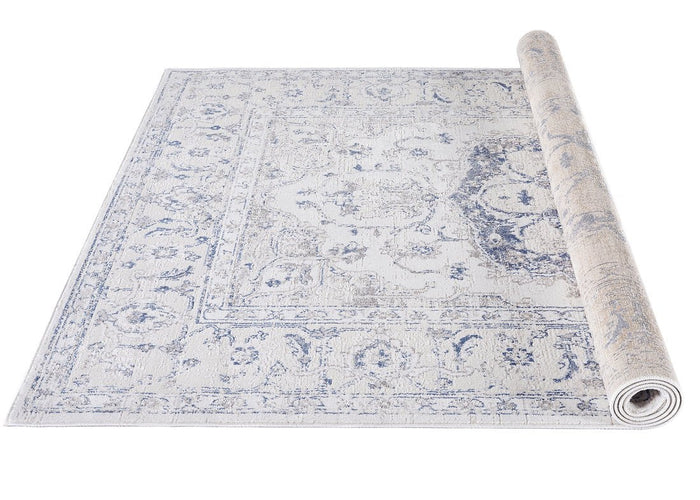 Glitz 712 Area Rug - 8' x 10' - Steel - Wichita Home Outlet