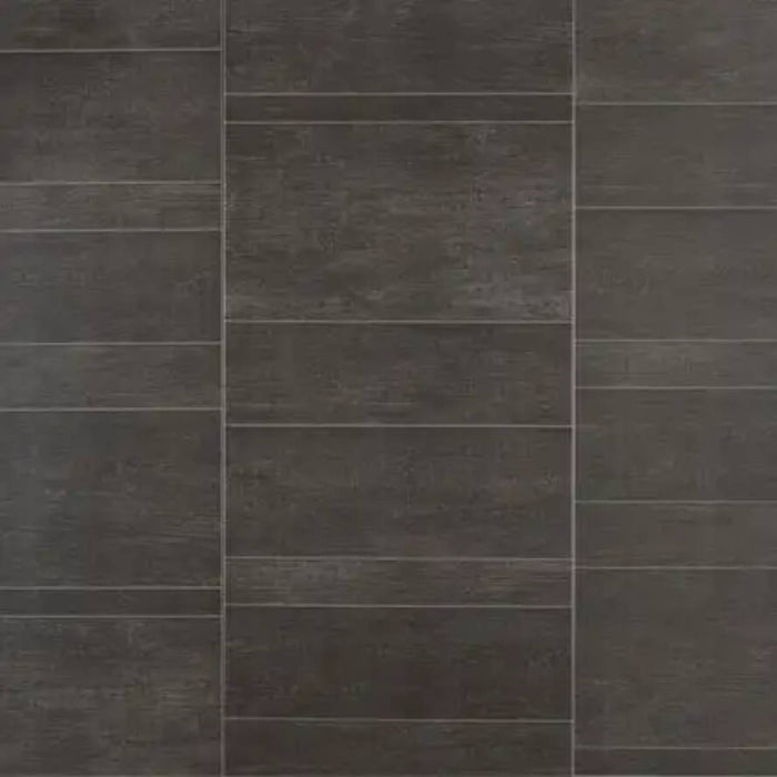 Grosfillex Element "Medium Tile" Effect Pack of 3 Wall Panelling - Anthracite