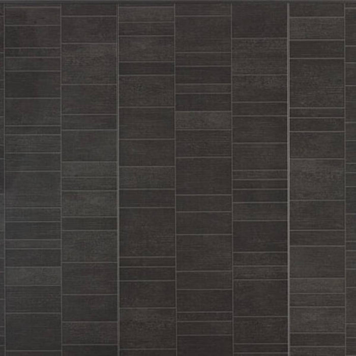 Grosfillex Element "Small Tile" Effect Pack of 3 Wall Panelling - Anthracite