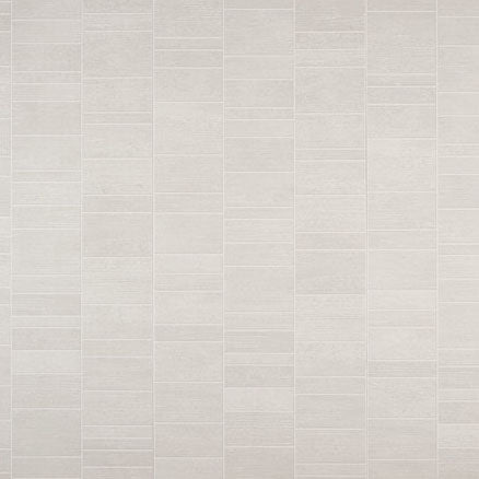 Grosfillex Element "Small Tile" Effect Pack of 3 Wall Panelling - White