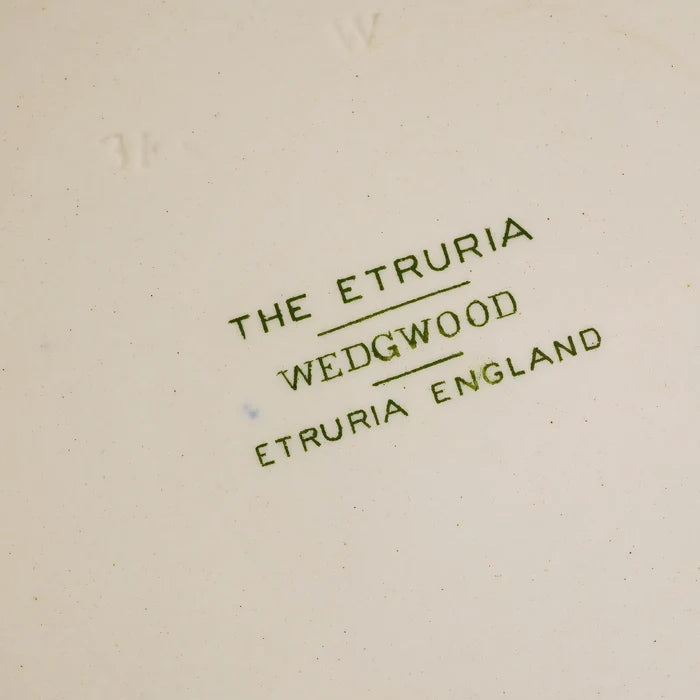 Historic Wedgwood Etruria Tureen, Green Laurel