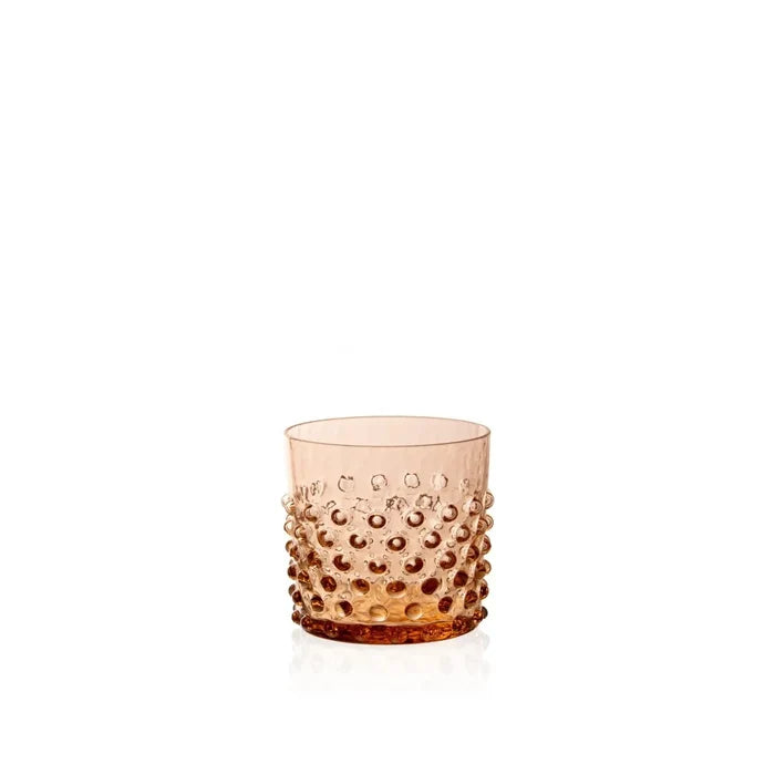 Hobnail Whiskey Glass S/4 - Bronze