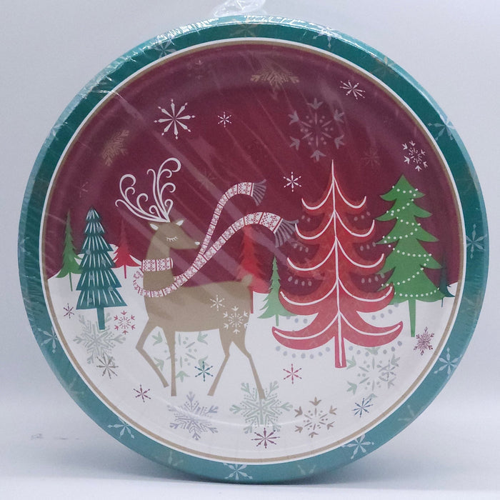 Holiday Dinner Paper Plates, 10" (85 Count) - Wichita Home Outlet