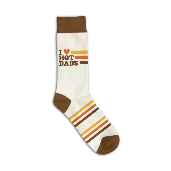 I Love Hot Dads Socks - Wichita Home Outlet