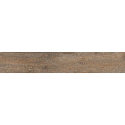Ikon Nogal 20 x 120cm Rectified Wood Effect Porcelain Tile - 1.68sqm perbox