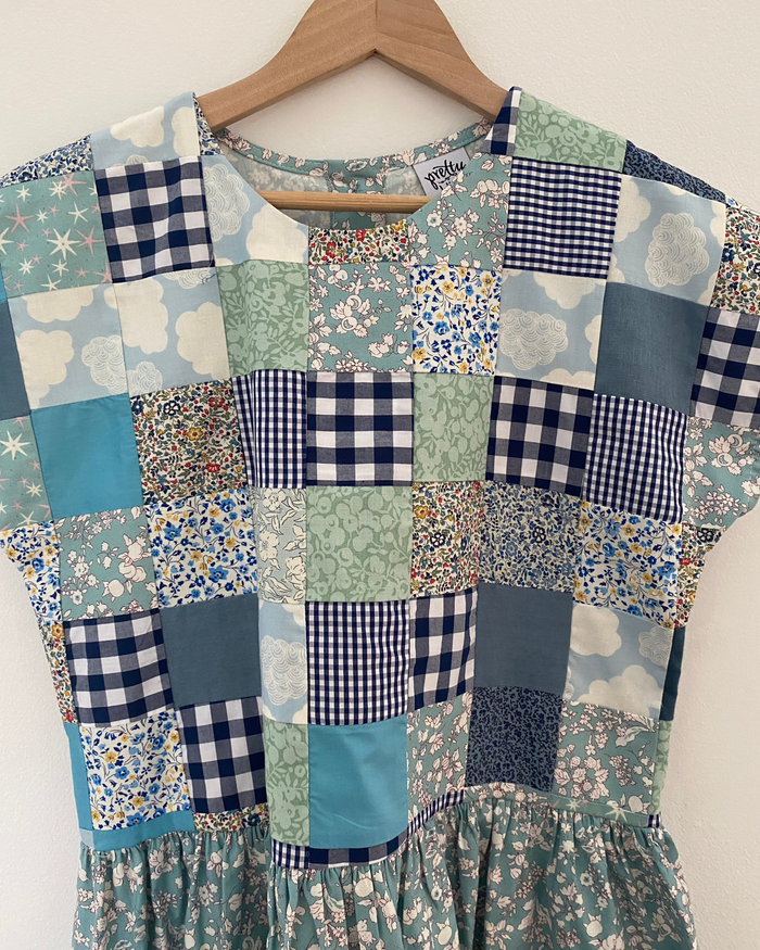 Pretty Wild Kids Maggie Patch Dress Fruit Silhouette