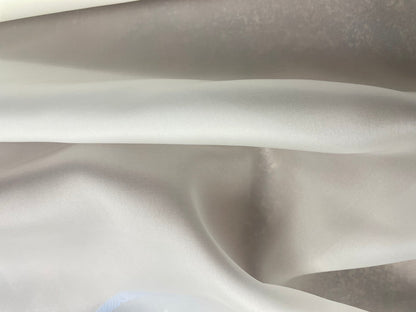 Silk Organza Satin Face - Ivory
