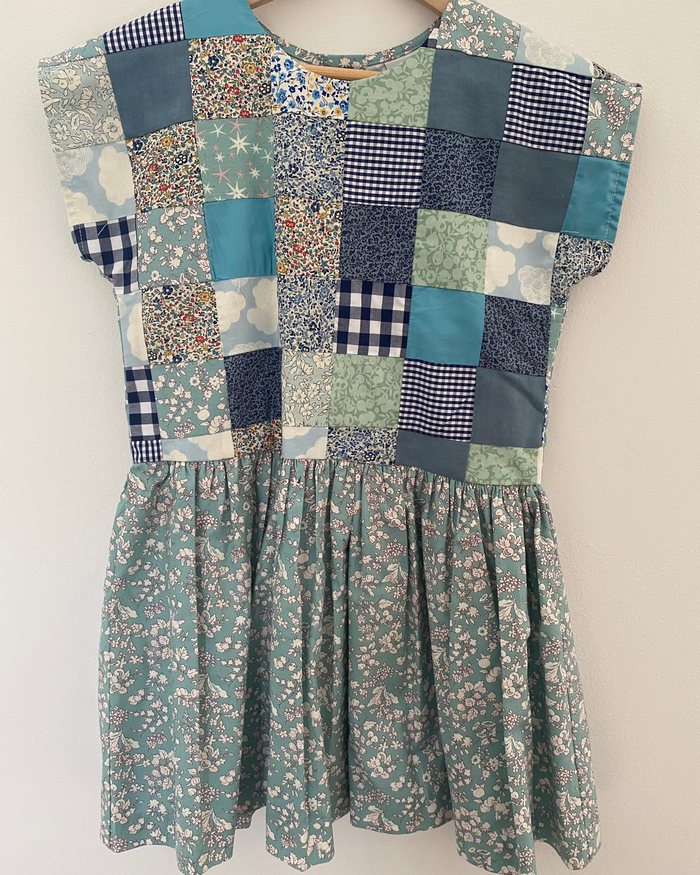 Pretty Wild Kids Maggie Patch Dress Fruit Silhouette