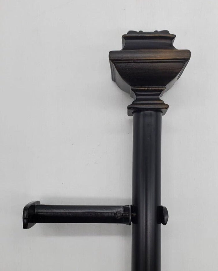 Irving Square 1" Adjustable Curtain Rod - Venetian Gold - 36" - 72" - Wichita Home Outlet
