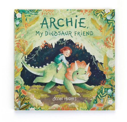 Jellycat Archie My Dinosaur Friend Book