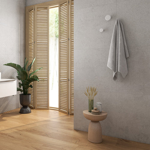 June Gris 60 x 60cm Matt Rectified Porcelain Tile - 1.08sqm perbox