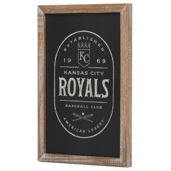 Kansas City Royals Ball Club Framed Wood Wall Decor - Wichita Home Outlet