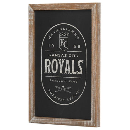 Kansas City Royals Ball Club Framed Wood Wall Decor - Wichita Home Outlet