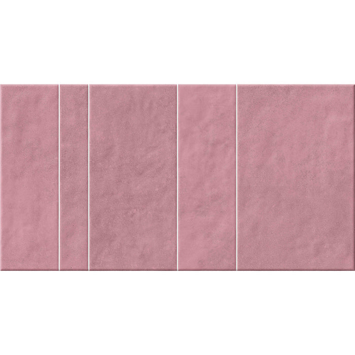 Kian Pink Glossy 31.6 x 60cm Feature Wall Tile - 1.52sqm perbox