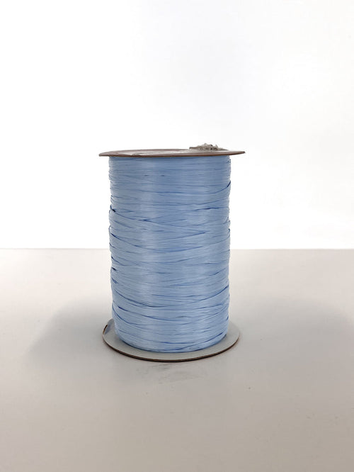 Light Blue Rayon Raffia Ribbon