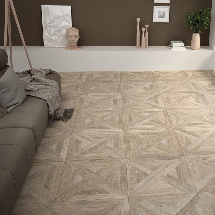 Manhattan Nature Woodeffect 59.4 x 59.4cm Rectified Porcelain Tile - 1.05sqm perbox