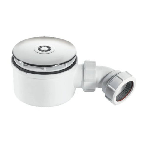 McAlpine 90mm Chrome Easy Clean Shower Trap