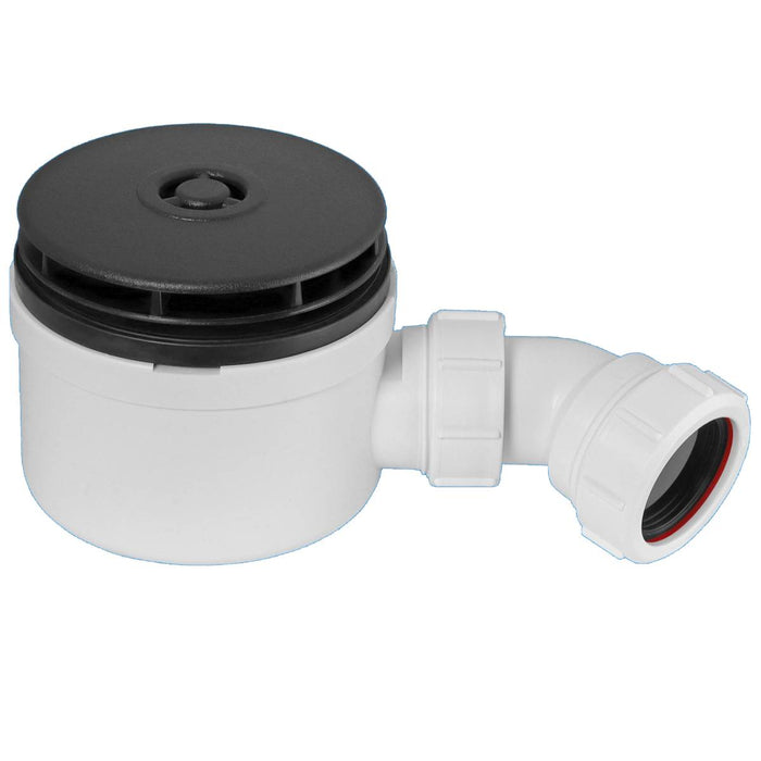 McAlpine 90mm Easy Clean Shower Trap - Matt Black