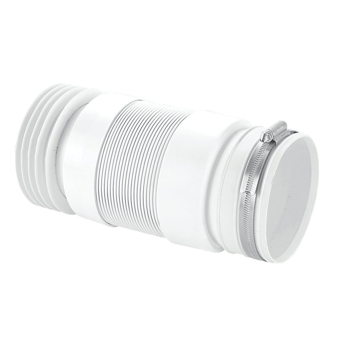 McAlpine Flexible 150mm - 310mm WC Pan Connector for Fully Back to Wall Pan