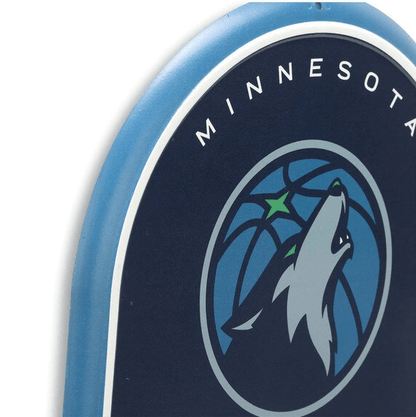 Minnesota Timberwolves Team Spirit Oval Metal Sign - Wichita Home Outlet