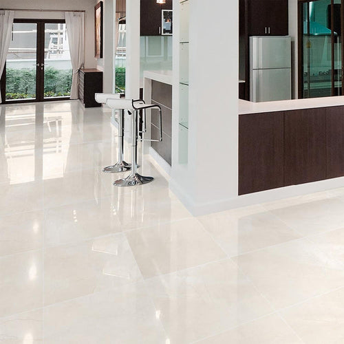 Montecarlo Perla Brillo 61 x 61 Porcelain Floor Tile - 1.86 sqm perbox