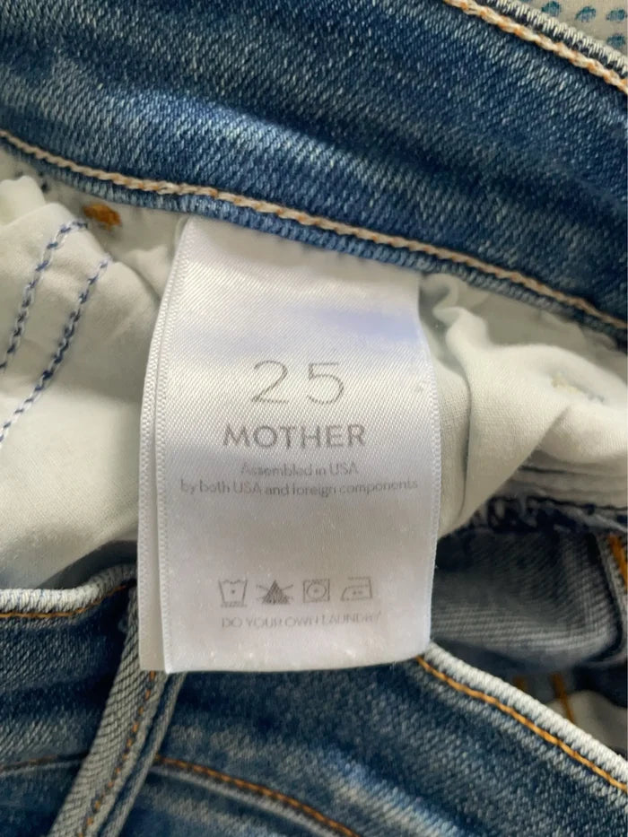 Mother The Hustler Ankle Fray-jeans