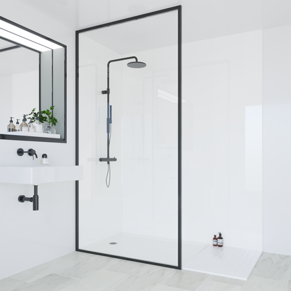 Multipanel Classic Collection Natural White 598mm Shower Panel