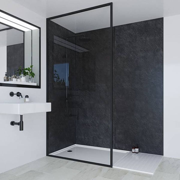 Multipanel Classic Collection Riven Slate 598mm Shower Panel