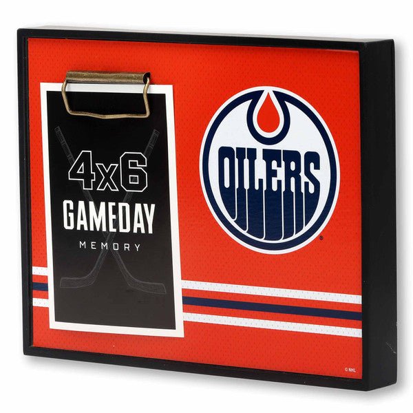 National Hockey League NHL Edmonton Oilers Team Logo Photo Frame - Wichita Home Outlet