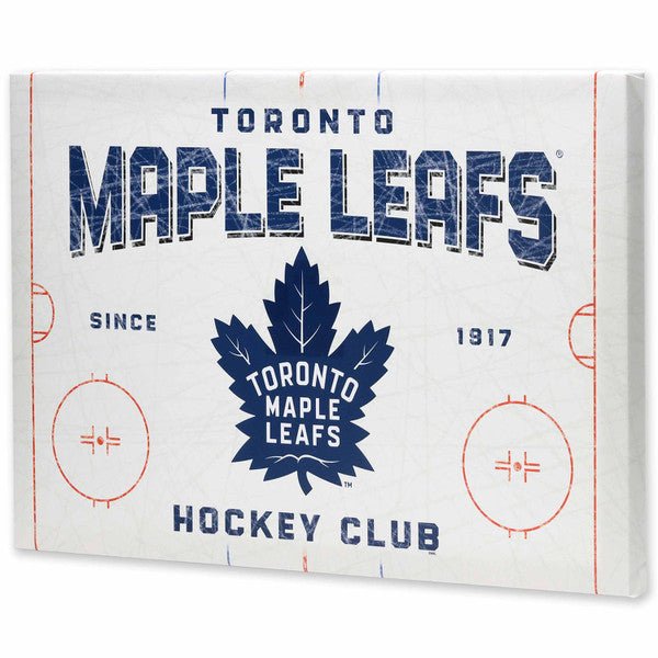 National Hockey League Toronto Maple Leafs Rink Canvas Wall Decor - Wichita Home Outlet